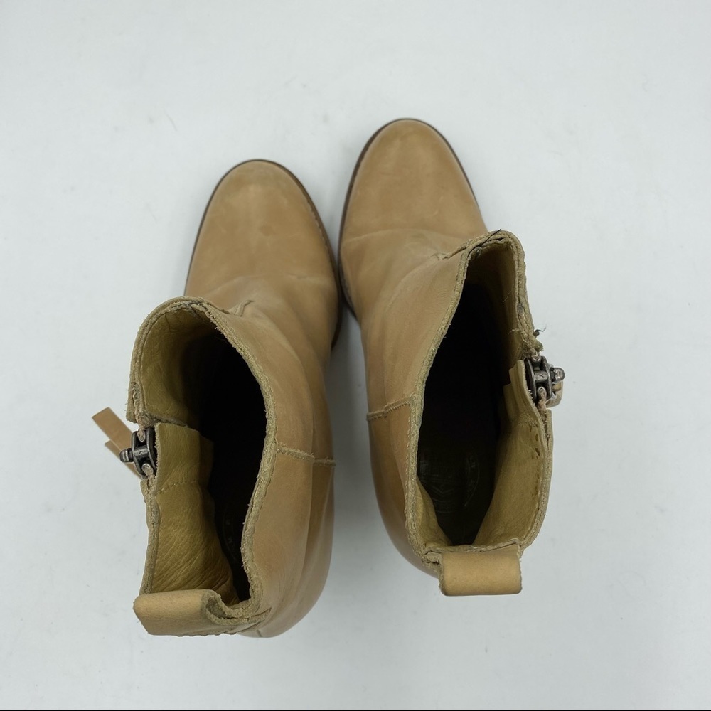 Acne Studios Pistol Ankle Boots Tan Women’s Size 39 Bohochic Western Cowgirl - Picture 2 of 11
